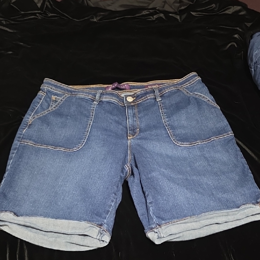 Gloria Vanderbilt Classic Blue Jean Shorts